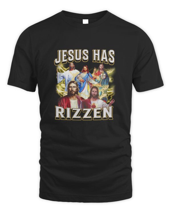 Jesus Has Rizzen Christ Christian