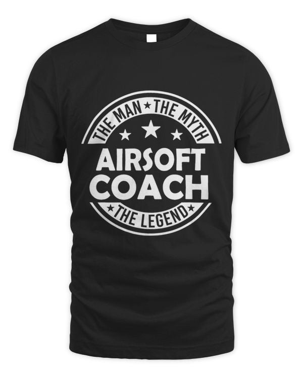 Man Myth Airsoft Coach Legend Funny Airsoft Coach Humor 3