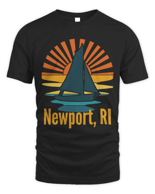 Newport Rhode Island RI Vintage Sailboat