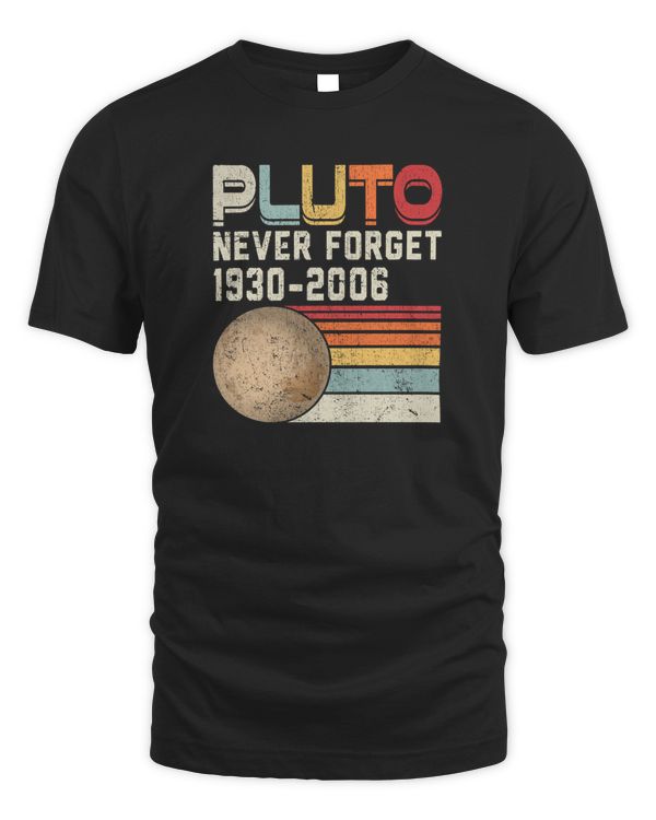 Vintage Never Forget Pluto Funny Space Science Lover
