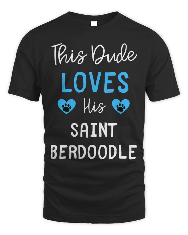 This Dude Loves His Saint Berdoodle