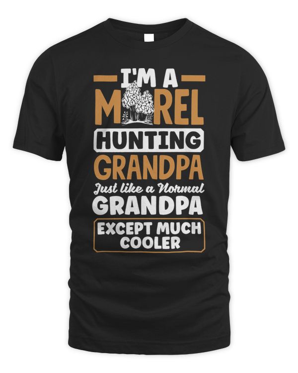 Mens Morel Hunting Grandpa Morel Hunter Mushroom