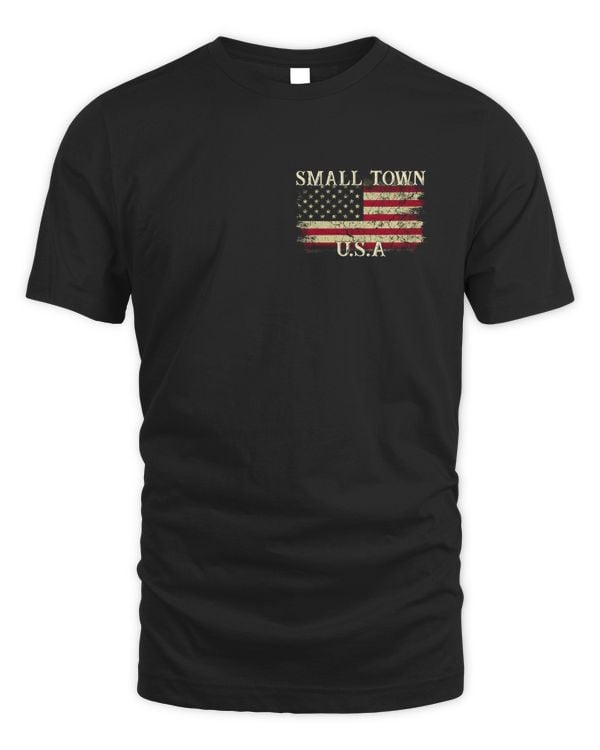 Vintage Try That In A Small Town - Lyric shirt, American Flag Quote, Country Music