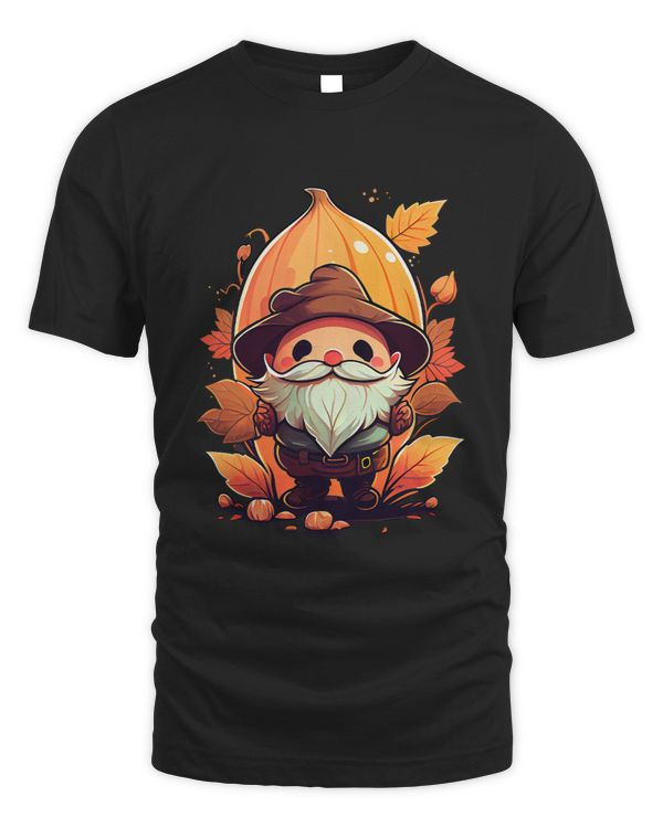 Gnome Dwarf Fall Pumpkin Thankful Autumn Season