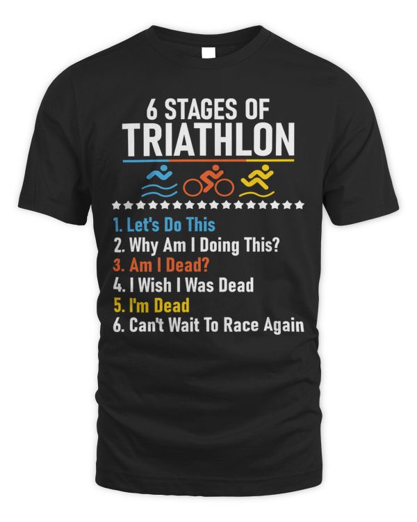Stages of triathlon