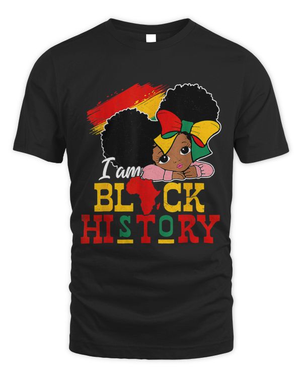 I Am Black History Juneteenth Black Melanin Kid Girl Toddler