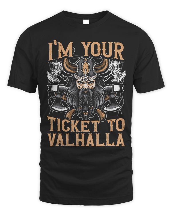 Viking Ticket To Valhalla Norse Mythology Nordic Normans