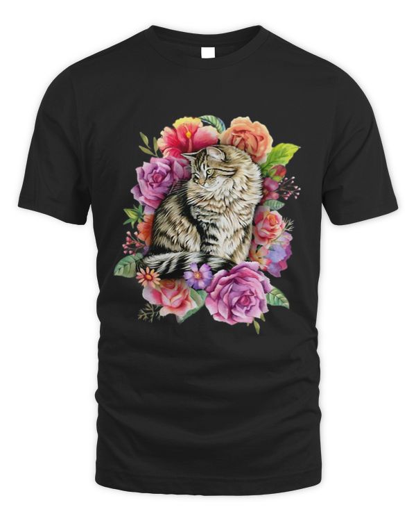 Domestic Shorthaired Cat Kitten Flower Spring Lover