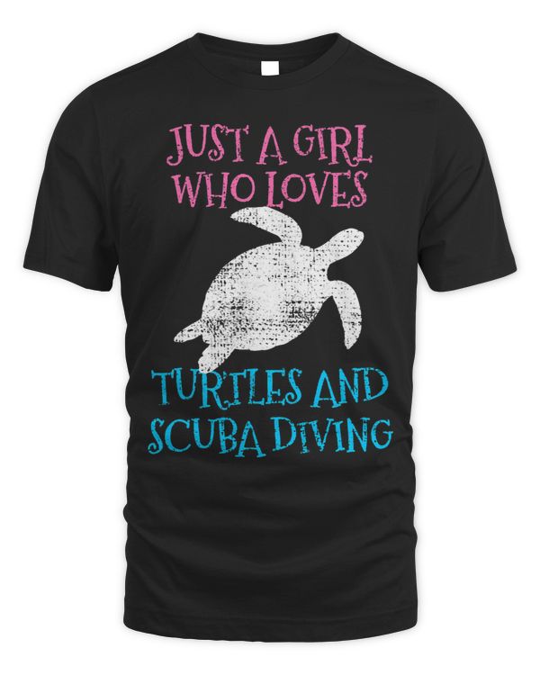 Turtle For Girls Who Just Love Turtles And Scuba Diving Gift