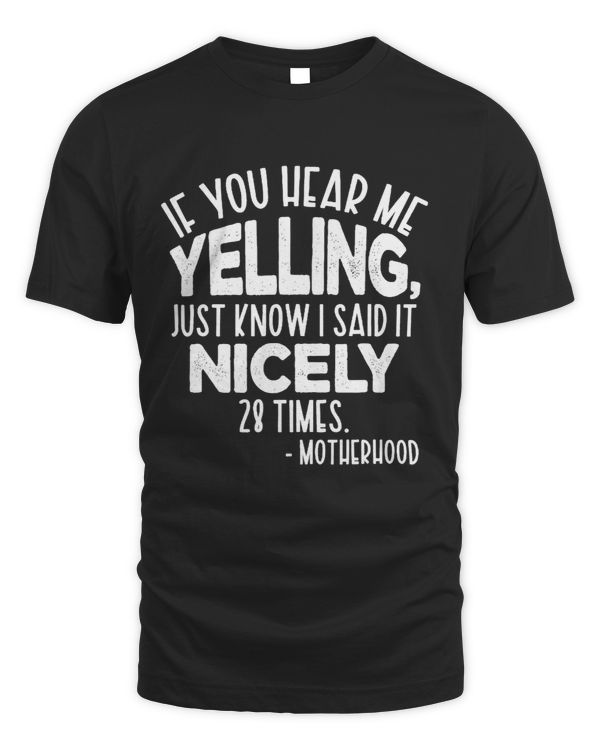 If You Hear Me Yelling Just Know I said It Nicely 28 times