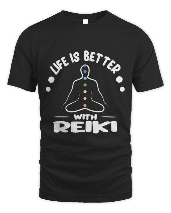 Life is Better Reiki Therapist funny Reiki cute for women