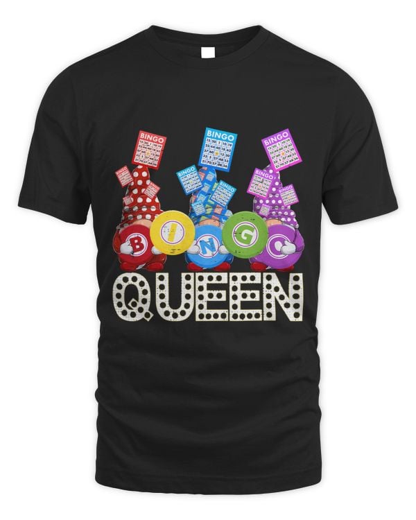 Funny Bingo Queen Bingo Gnomes Gambling Womens Mothers Day