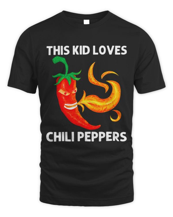 Funny Chili Pepper For Kids Boys Red Spicy Flaming Jalapeno