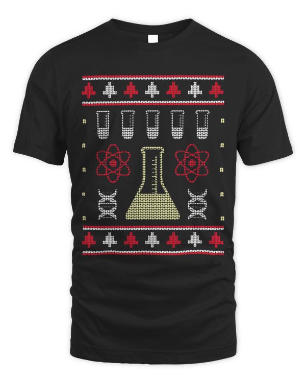 Science ugly sweater Funny Scientist holiday Christmas