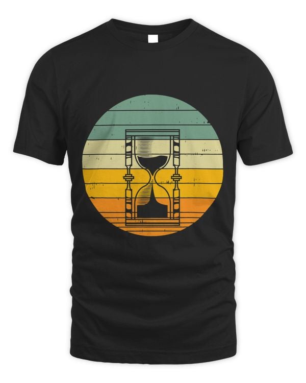 Astronomy Lover Vintage Retro Sunset Astronomy Celestial Hourglass