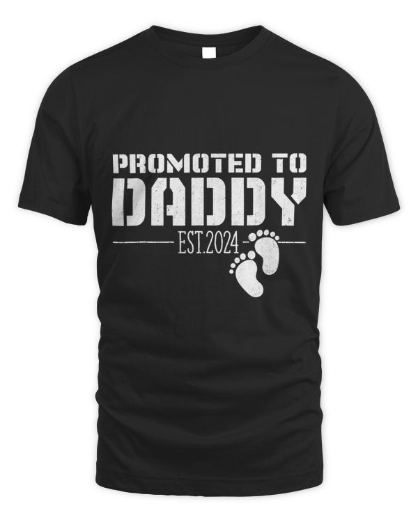 Mens Soon To Be Dad Est. 2024 Fathers Day New Dad Vintage Mens 1