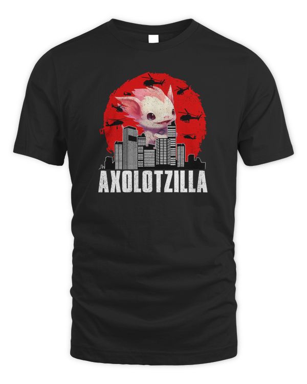 Axolotzilla Funny Axolotl Halloween