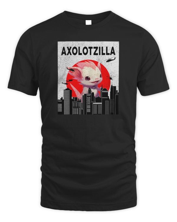 Axolotzilla Funny Axolotl Halloween