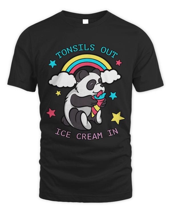 Pandas Eating Ice cream Tonsil Surgery removal recovery