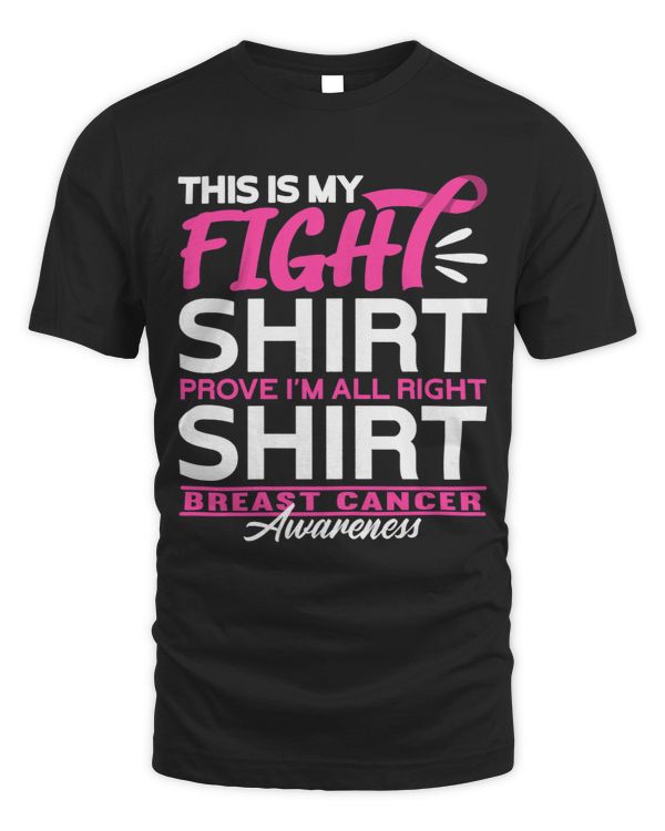 BC Womens Awareness Fight Shirt I Pink Ribbon I Breast Cancer 6 Cancer