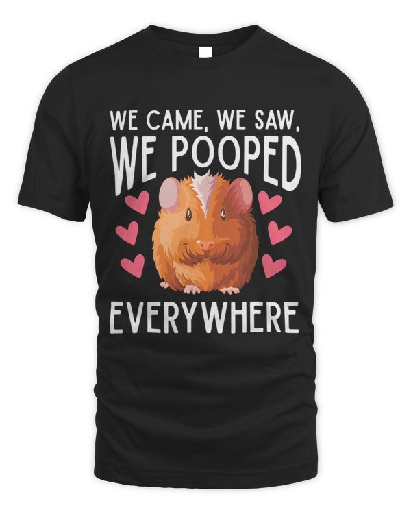 GP Guinea Pig We Came We Saw We Pooped Everywhere Funny Guinea Pig