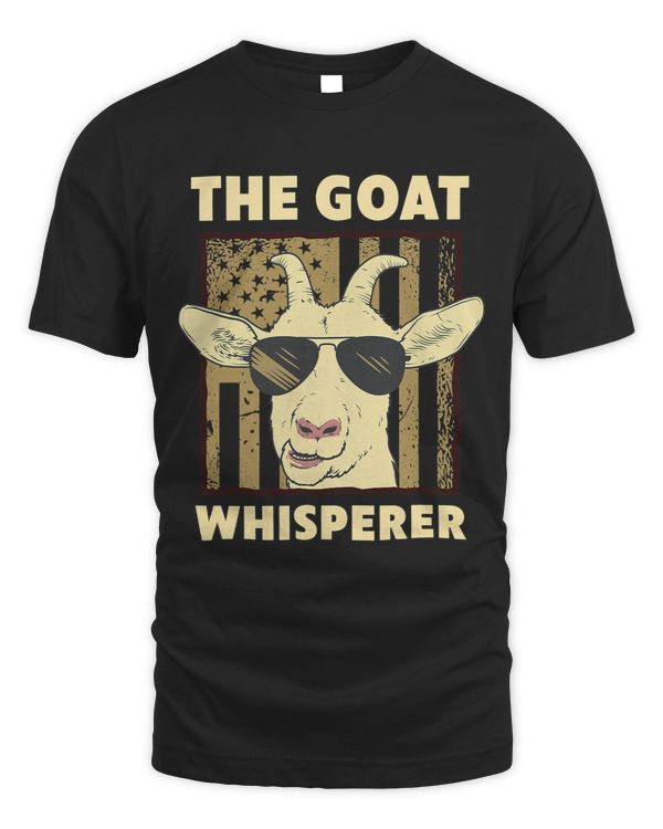 Funny Goat The Goat Whisperer Design For Women Men Farmer Goat Lover