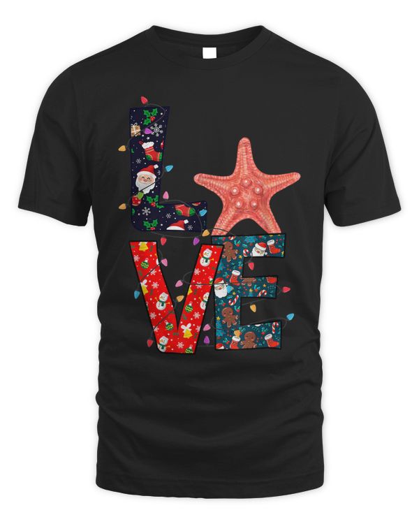Starfish Lover Xmas Ornament Decor Ugly Christmas Sweater