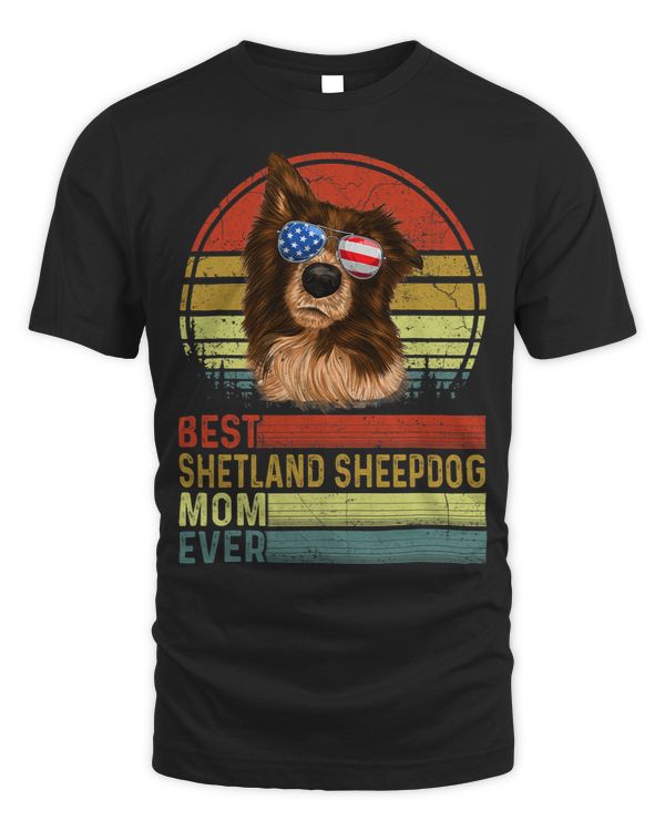Dog Shetland Vintage Best Shetland Sheepdog Mom Ever Mother Day Puppy