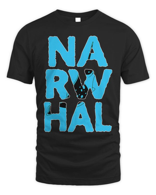 Narwhal Lover Colorful Animal Shadow silhouette