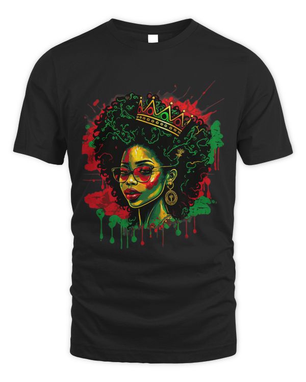 Juneteenth Black Queen Afro Melanin Woman Black History