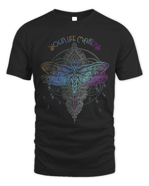 Suicide Prevention Your Life Matters Dragonfly Art