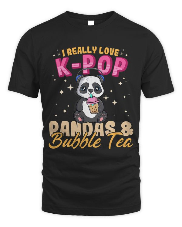 Korean Milk Anime I really love KPop Music Bubble Tea Panda