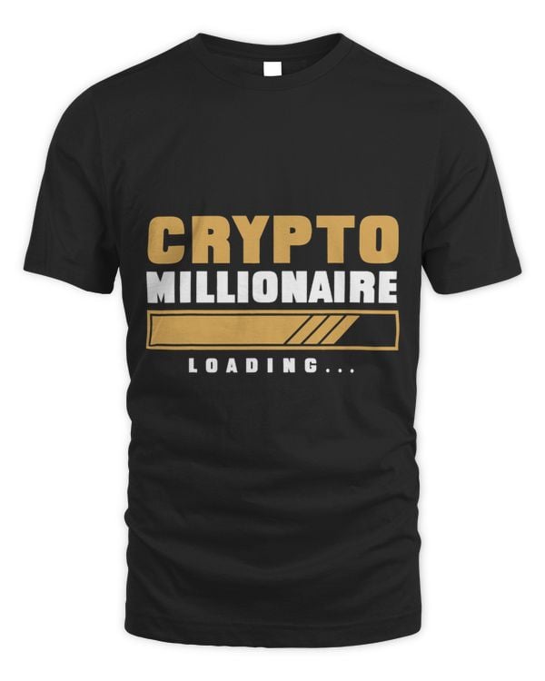 CRYPTO MILLIONAIRE LOADING Currency Trading Hodl Vintage BTC
