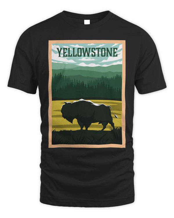 Yellowstone National Park bison buffalo souvenir
