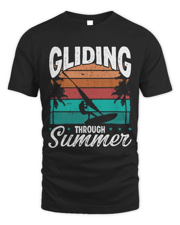 Windsurfing Vintage Board Gliding Summer Windsurfer