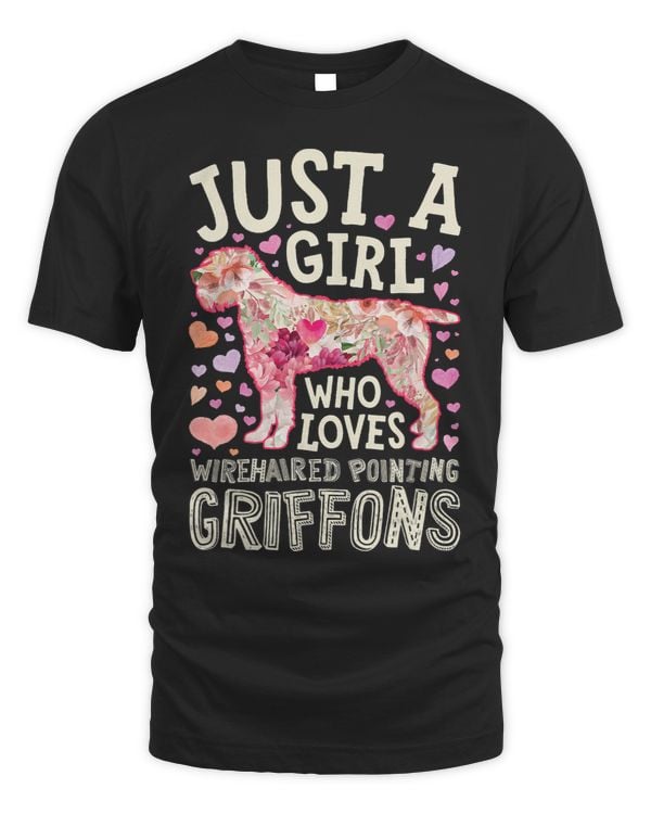 Wirehaired Pointing Griffon Just A Girl Who Loves Dog Flower 142