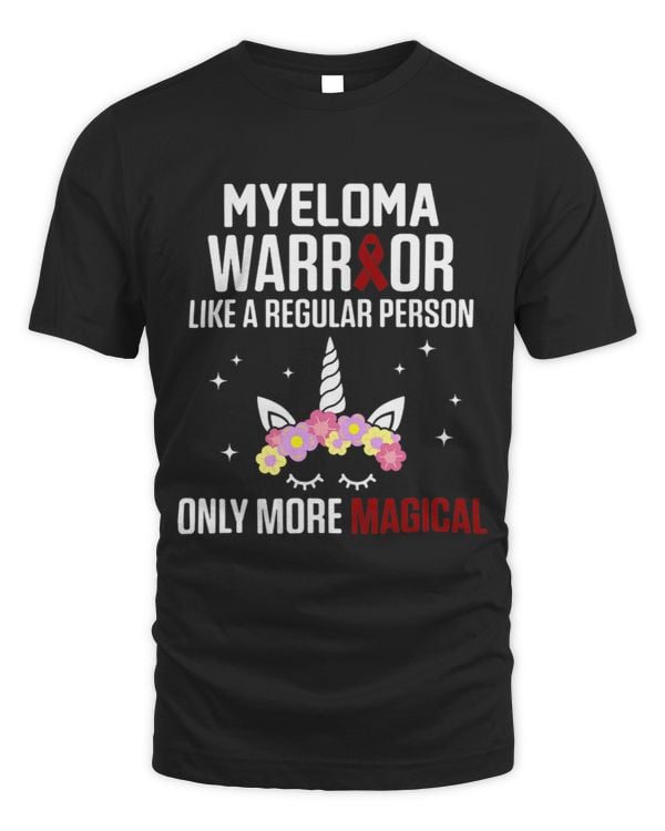 Myeloma Warrior Survivor Excellent Awareness Head Unicorn