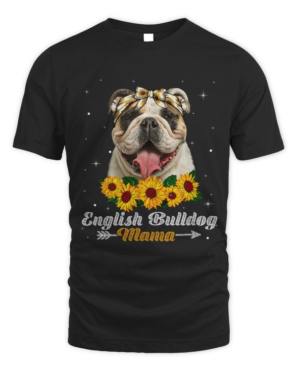 Womens Cute English Bulldog Mama Dog Mom Dog Lover Mothers Day