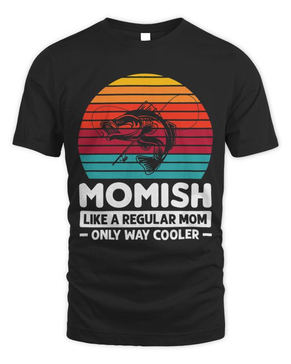 Womens momish like a regular mom only way cooler mother fish