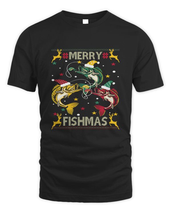 Merry Fishmas Funny Fishing Christmas