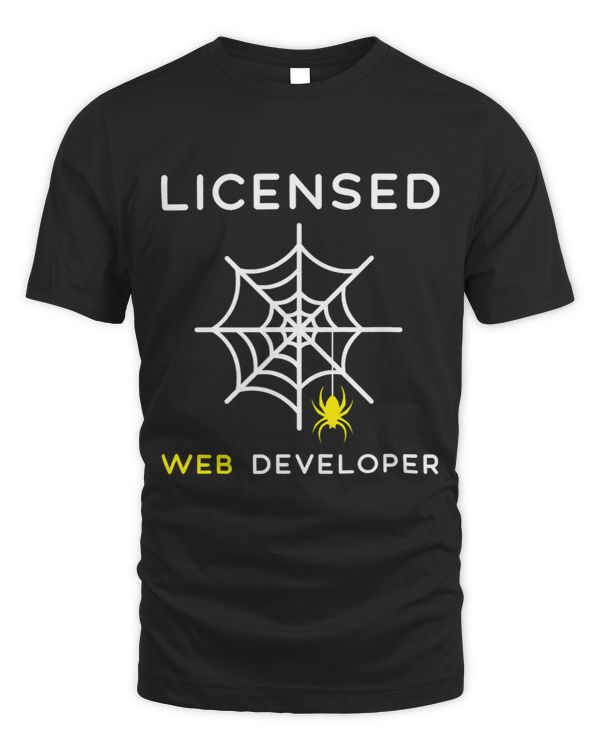 Licensed Web Developer Spider Funny