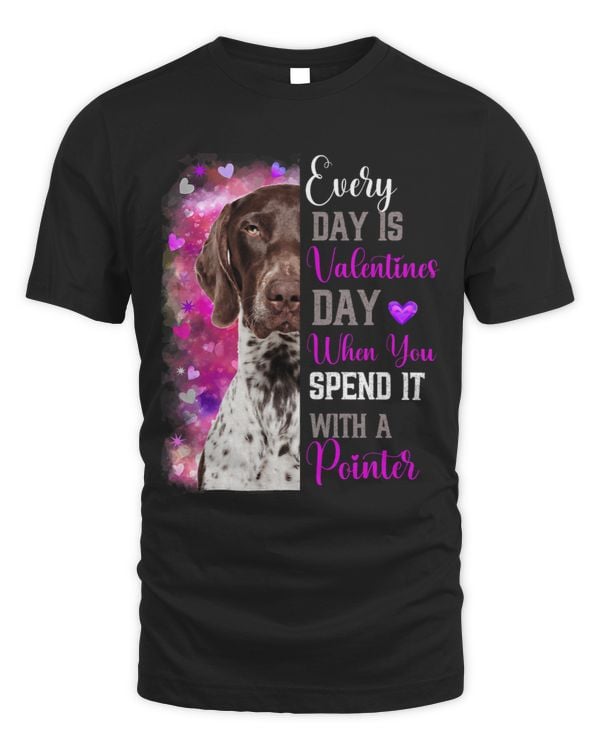 Womens Pointer Mom Funny Valentines Day Dog Lovers Sight Hound 1