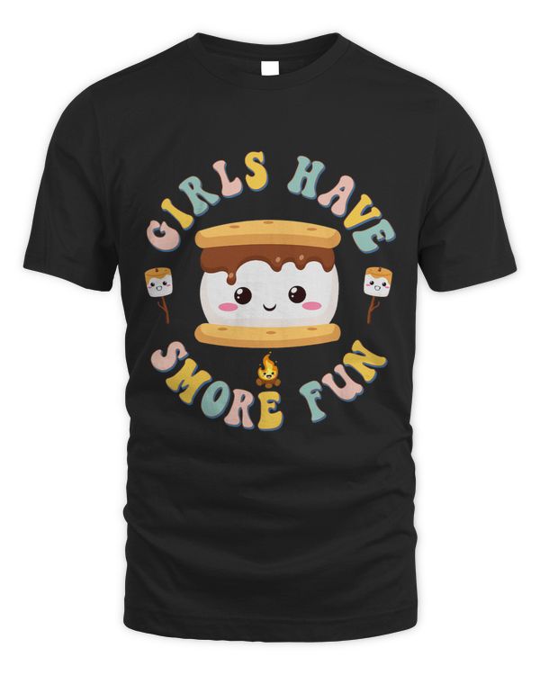 Women Camping Kawaii Smores Girls Have Smore Kids Camping