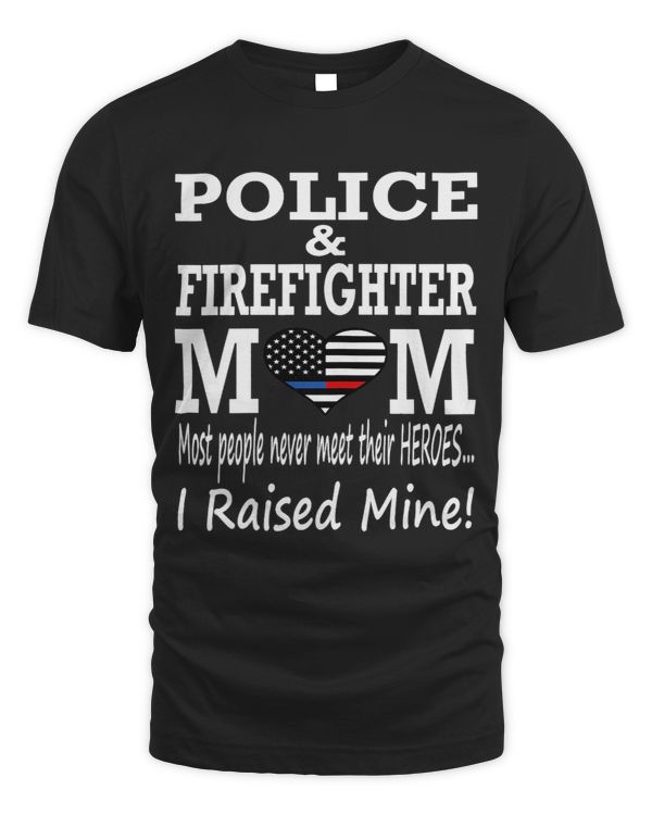 Womens Police Officer Firefighter Fireman Mom Mother.
