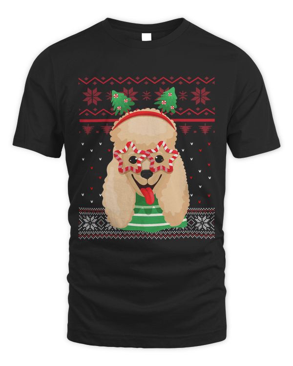 Xmas Poodle Dog Santa Ugly Christmas