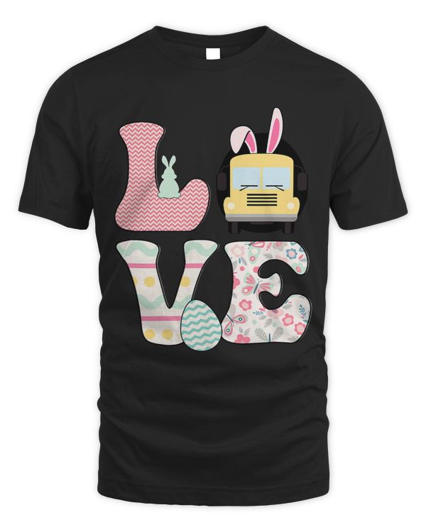 Love Bus Driver Easter Bunny Bus Driving Easter Day