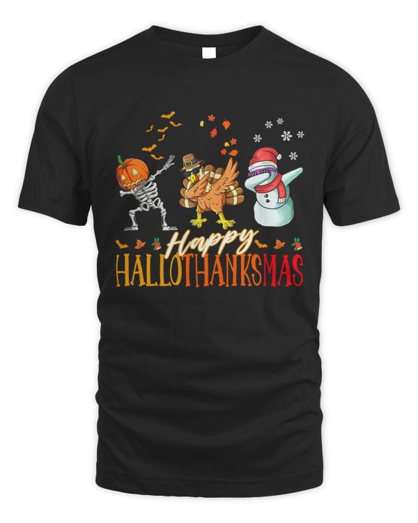 Dabbing Happy Hallothanksmas
