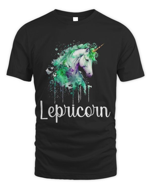 St. Paddys Day Lepricorn Love Green Rainbow Four Leaf Clover 3