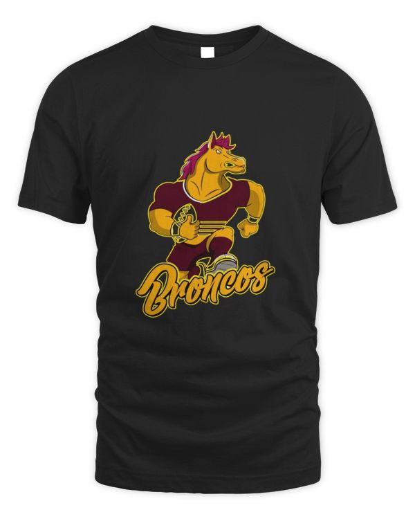 Broncos Mascot T-shirt for fans, can be change color