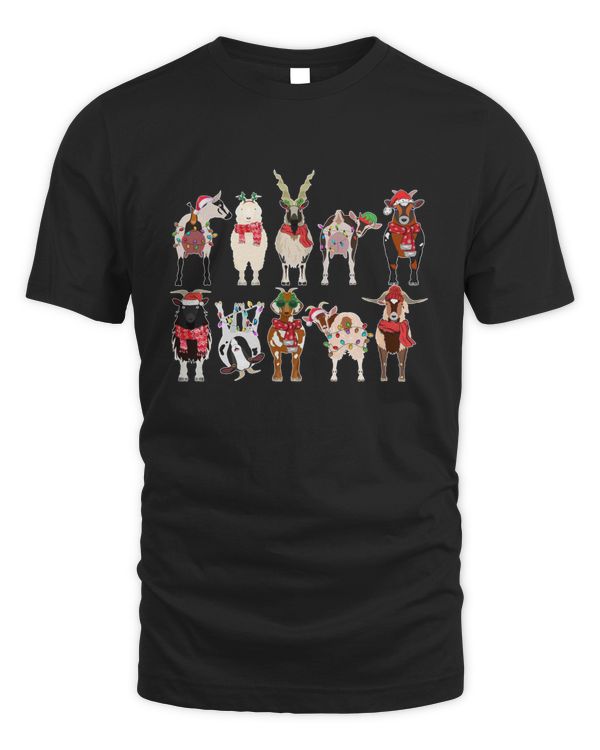 Goat Lover Animal Shirt Top Dark Color